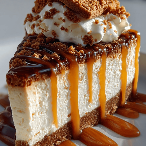 No-Bake Biscoff Cheesecake Bliss