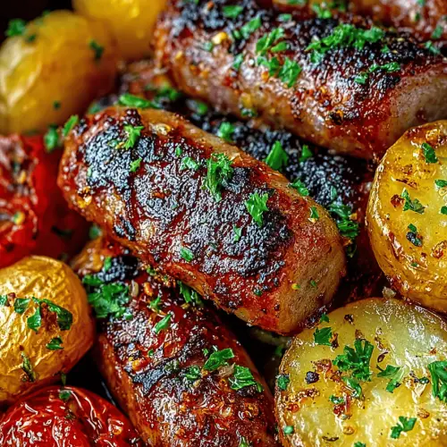 Oven Roasted Sausage & Potatoes