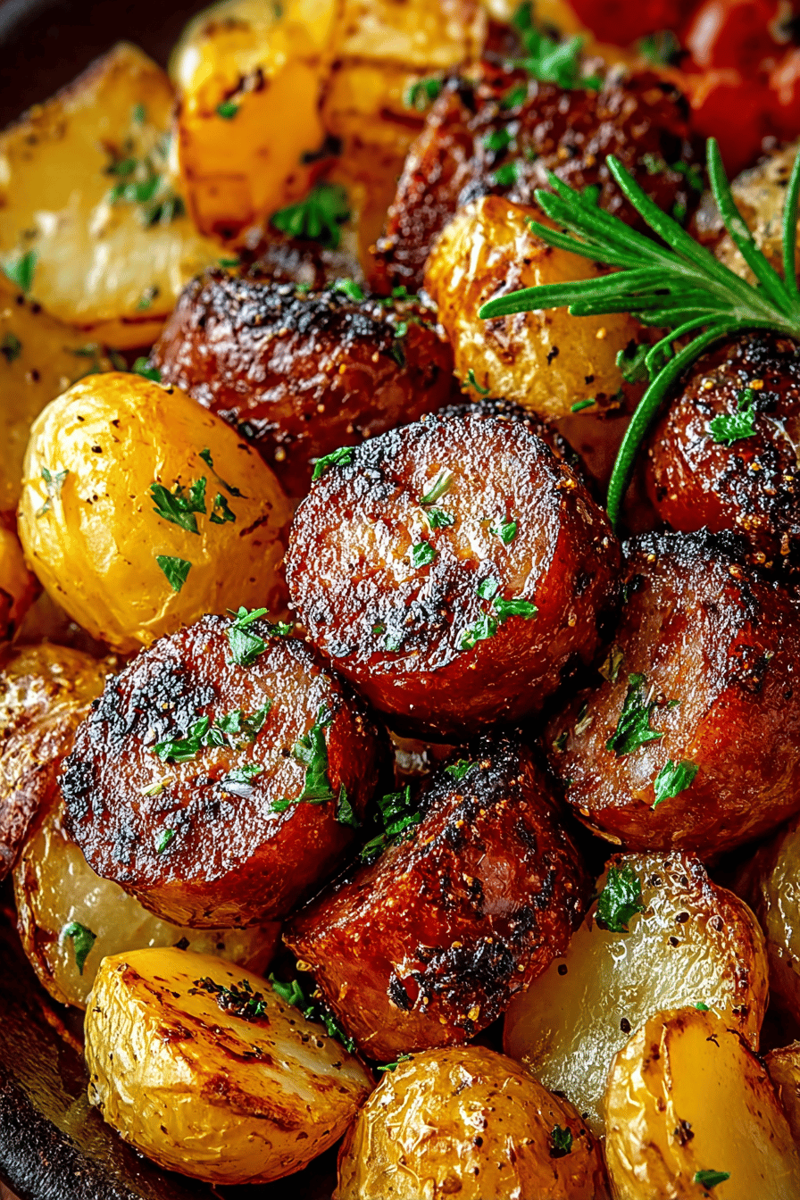 Oven Roasted Sausage & Potatoes