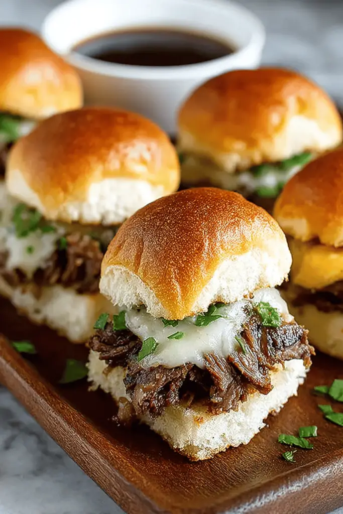 Philly Cheesesteak Sliders