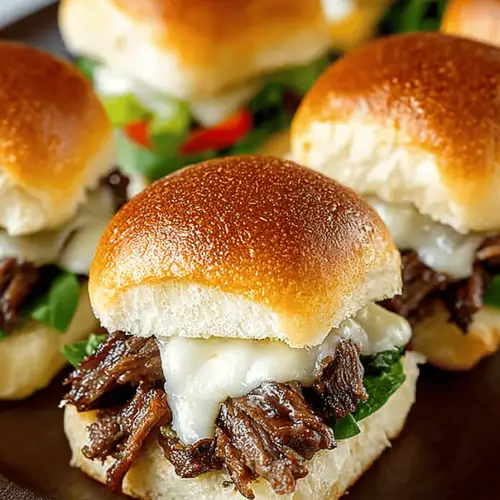 Philly Cheesesteak Sliders