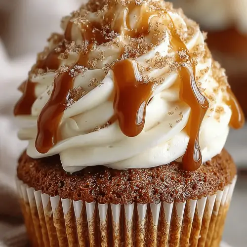 Pumpkin Caramel Cupcakes