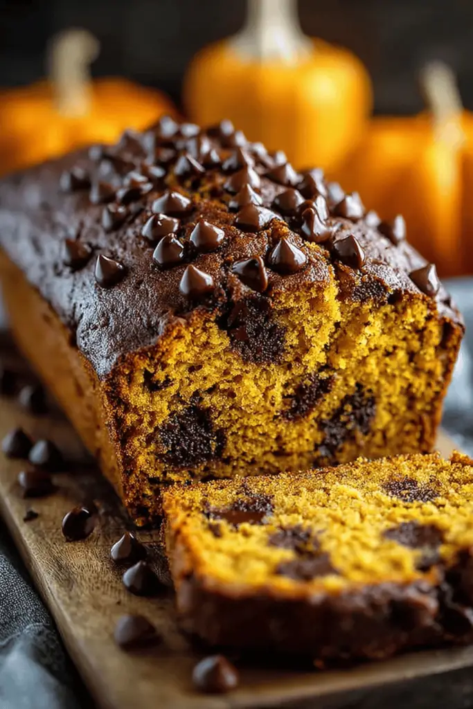 Pumpkin Chocolate Chip Bread