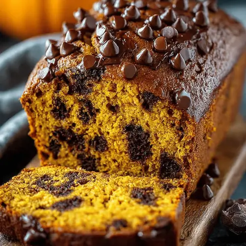 Pumpkin Chocolate Chip Bread