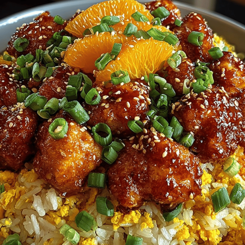 Quick & Delicious Orange Chicken Fried Rice