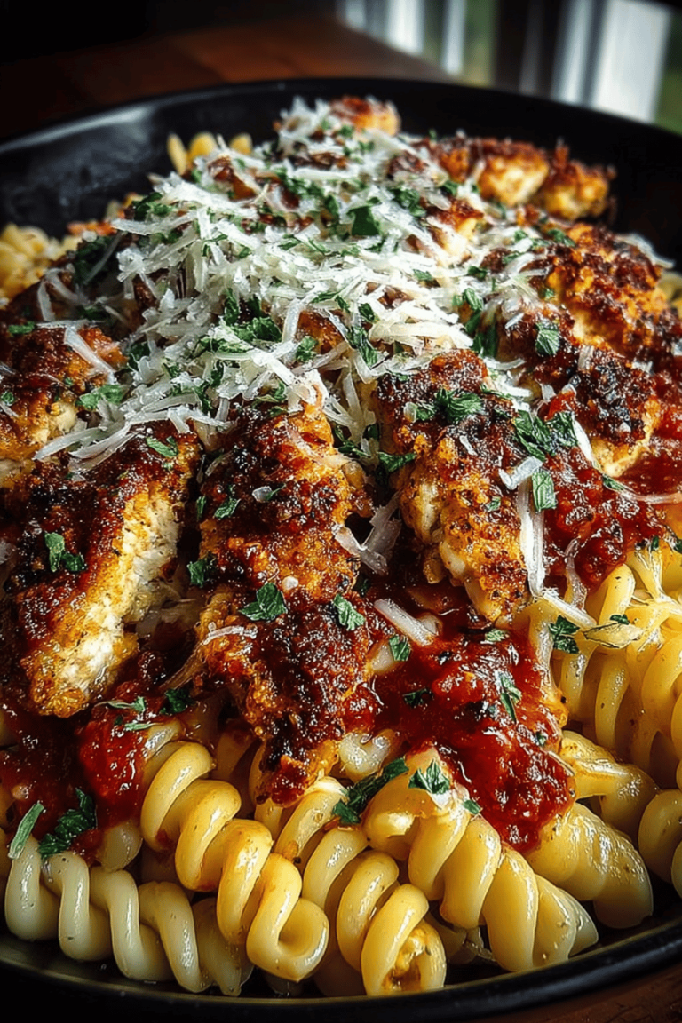 Quick and Easy Chicken Parmesan Pasta
