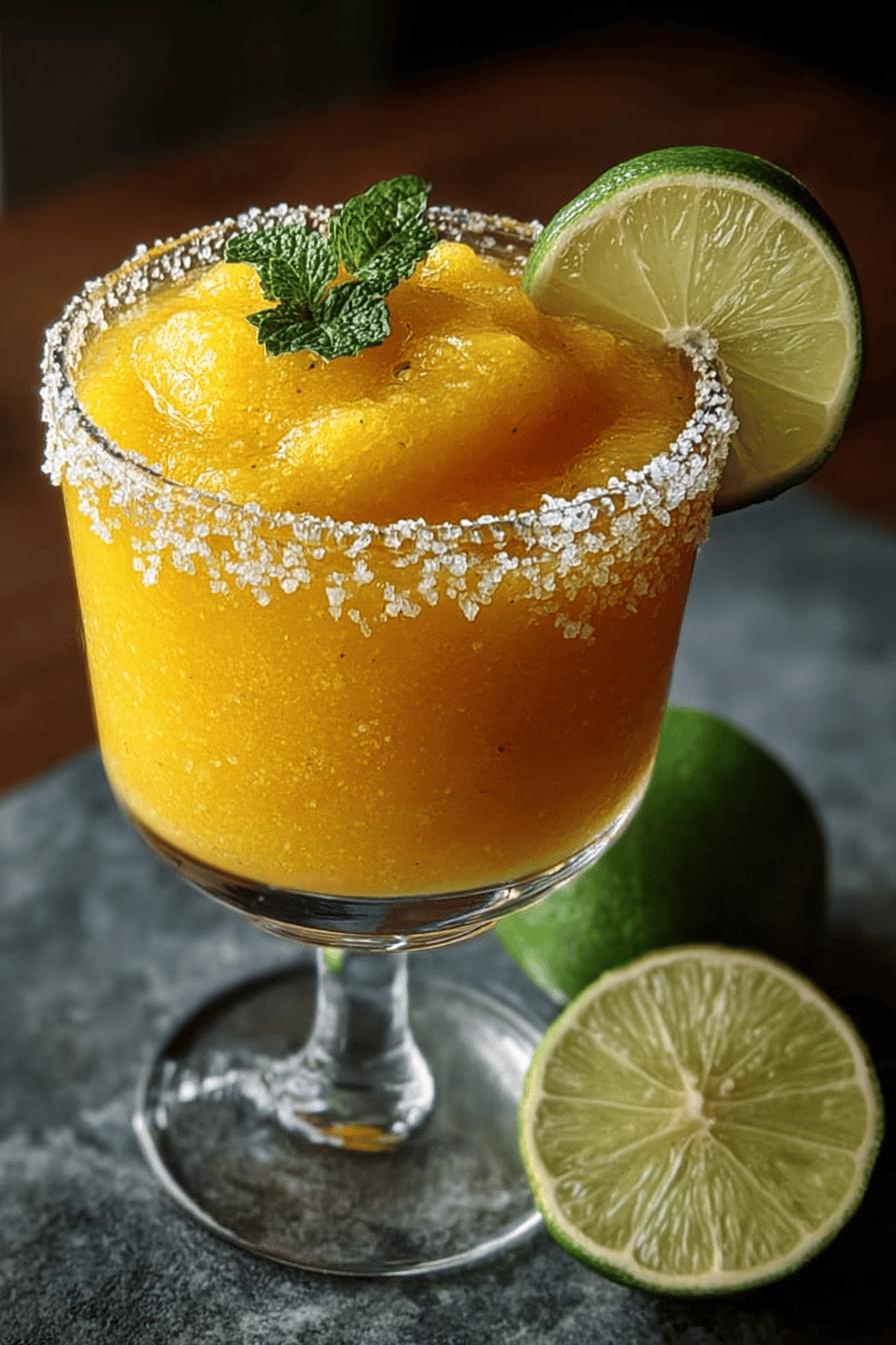 Refreshing Frozen Mango Margaritas