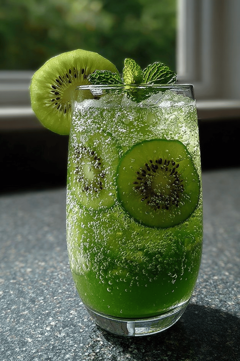 Refreshing Kiwi Cucumber Juice Recipe