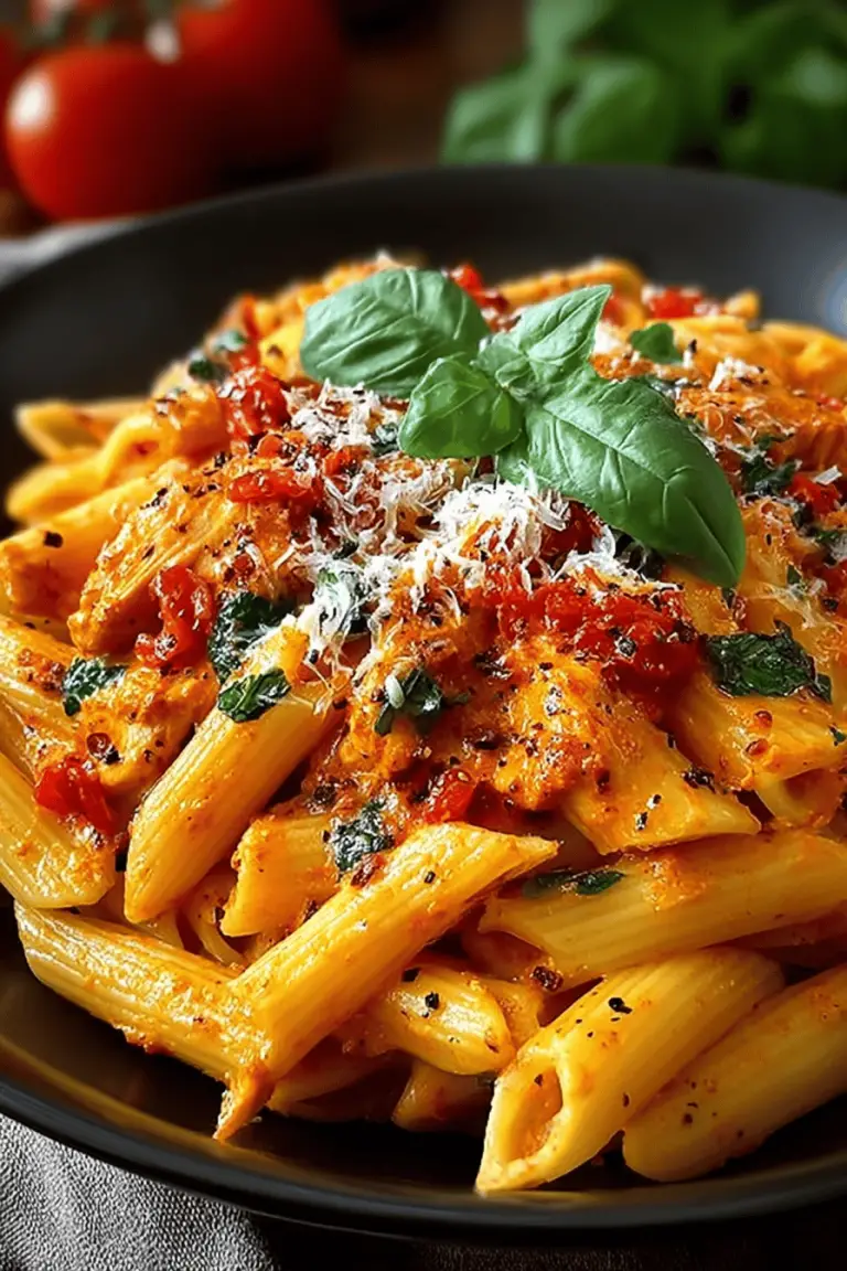 Roasted Pepper Chicken Penne