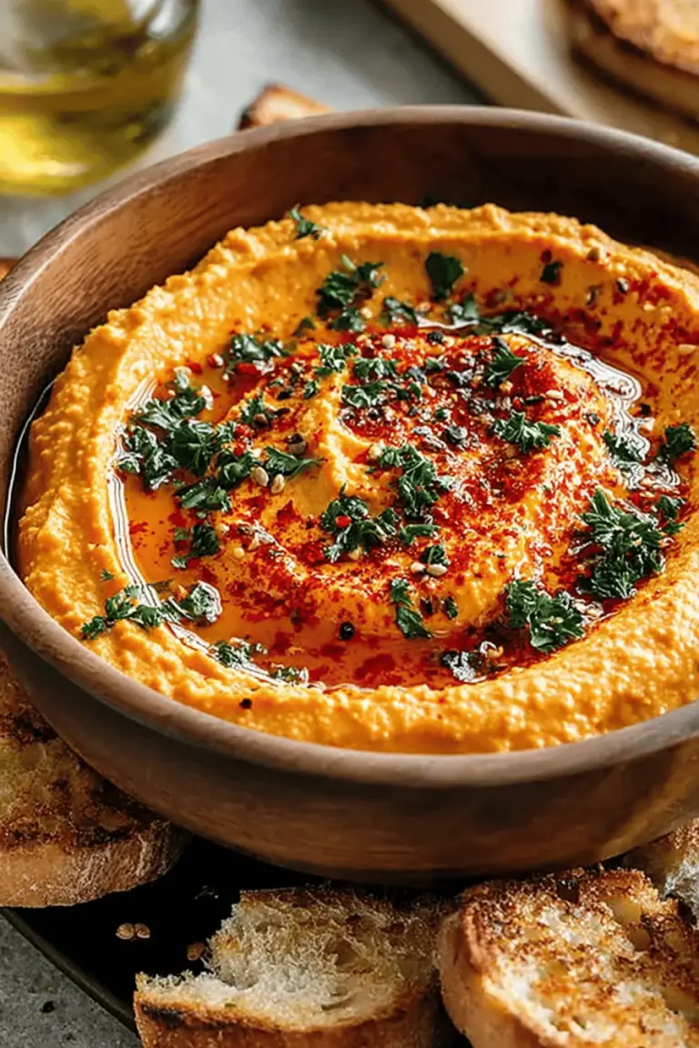 Roasted Red Pepper Hummus