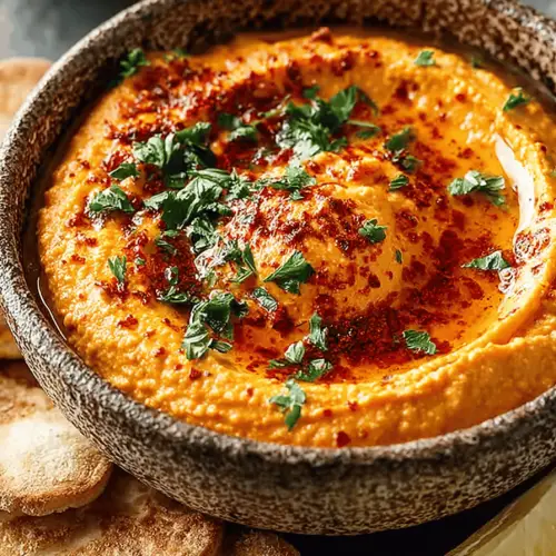 Roasted Red Pepper Hummus