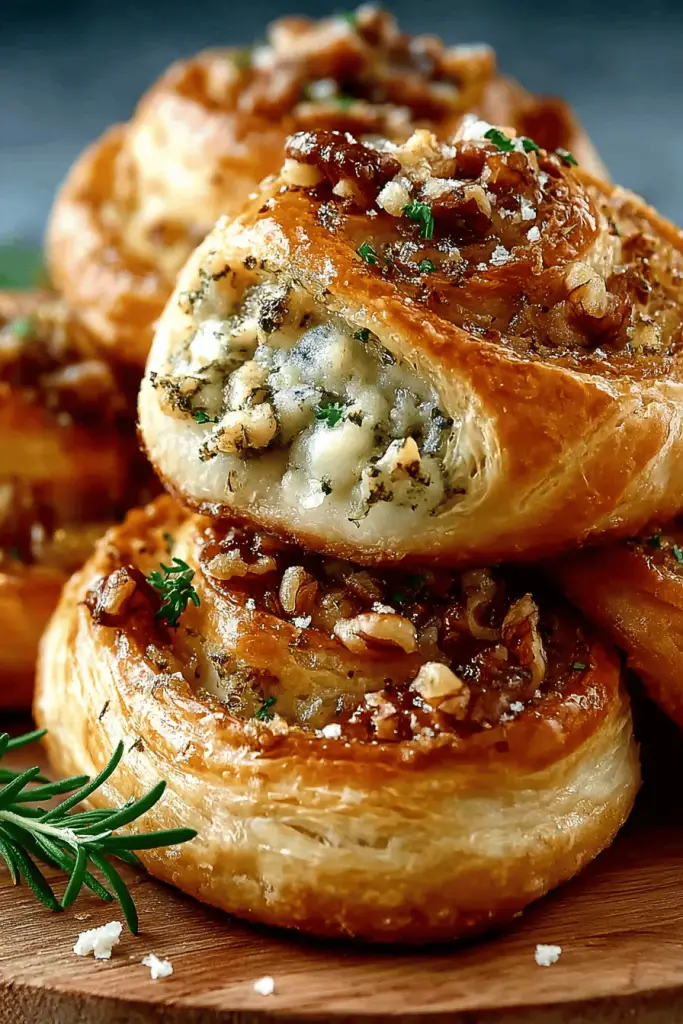 Roquefort & Walnut Rolls