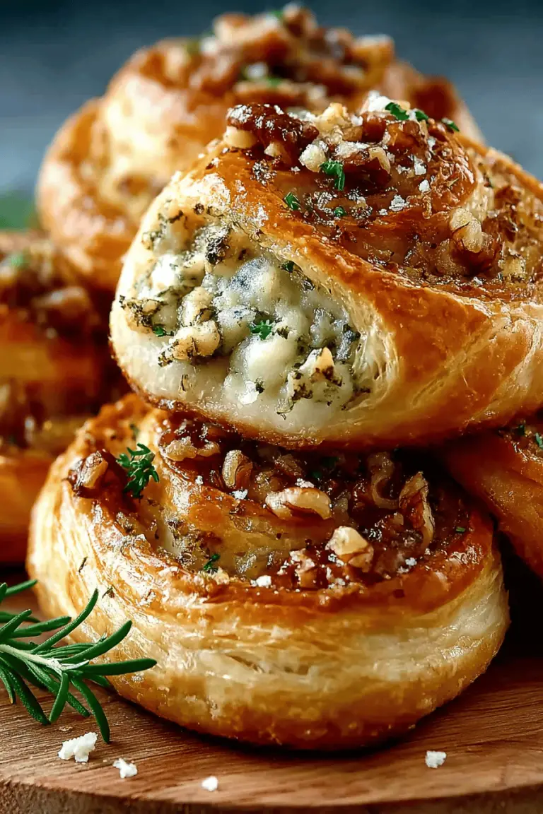 Roquefort & Walnut Rolls