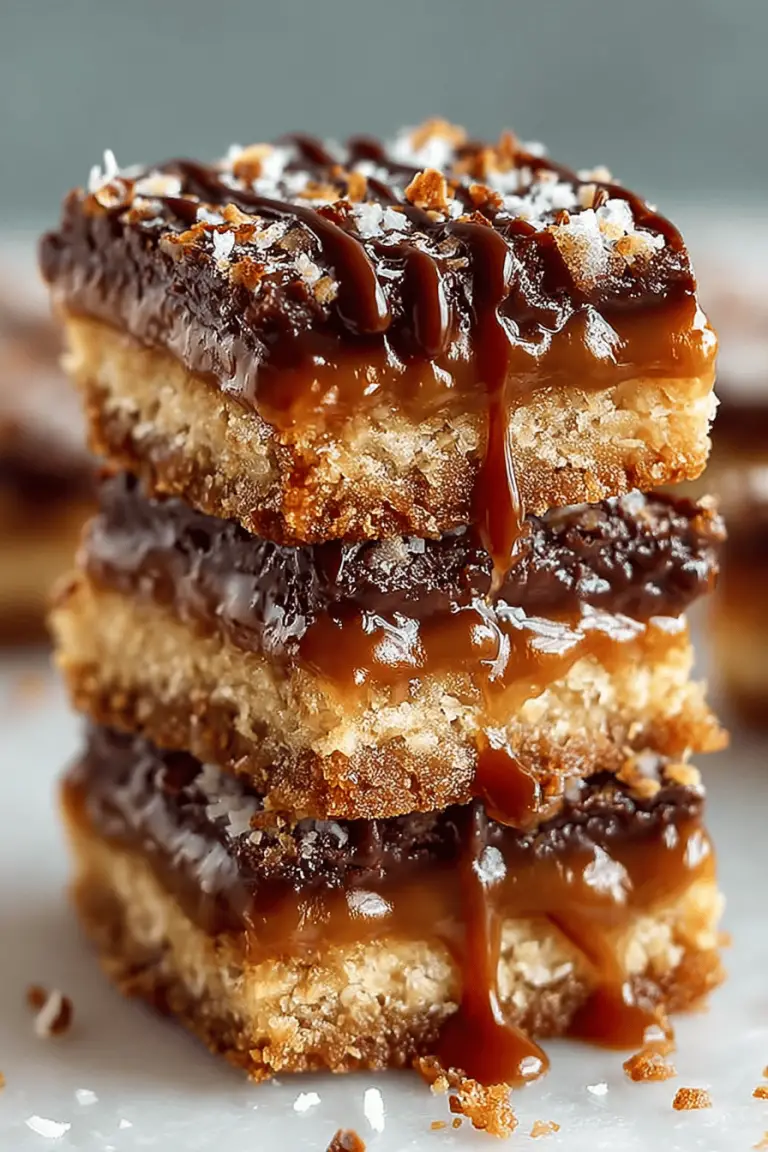 Samoa Cookie Bars