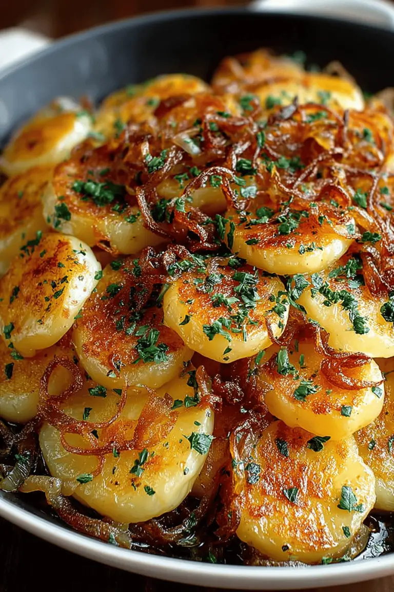Savory Lyonnaise Potatoes