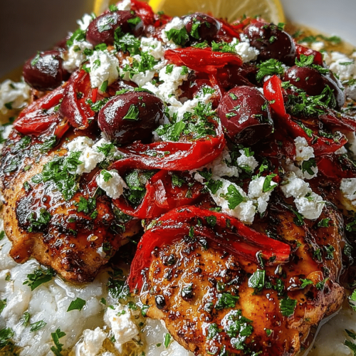 Simple Greek Chicken in Slow Cooker