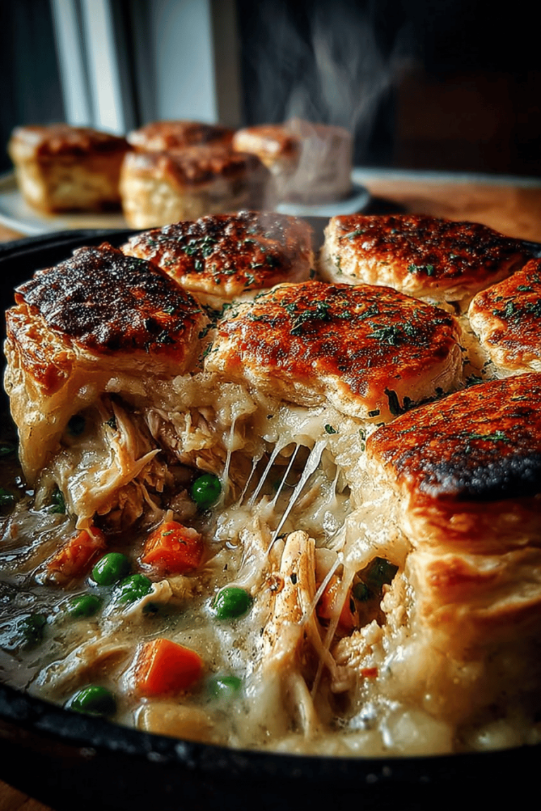 Simple Skillet Chicken Pot Pie