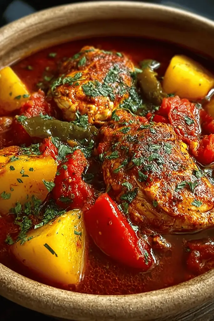 Slow Cooker Spanish Chicken