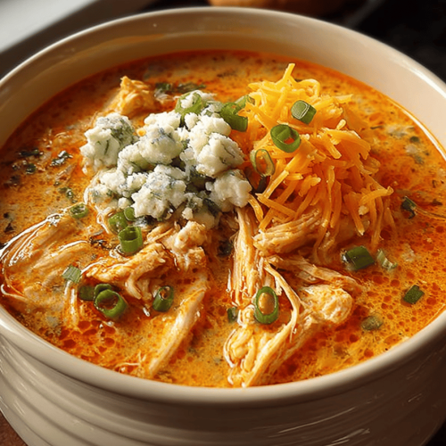 Spicy Buffalo Chicken Soup Delights