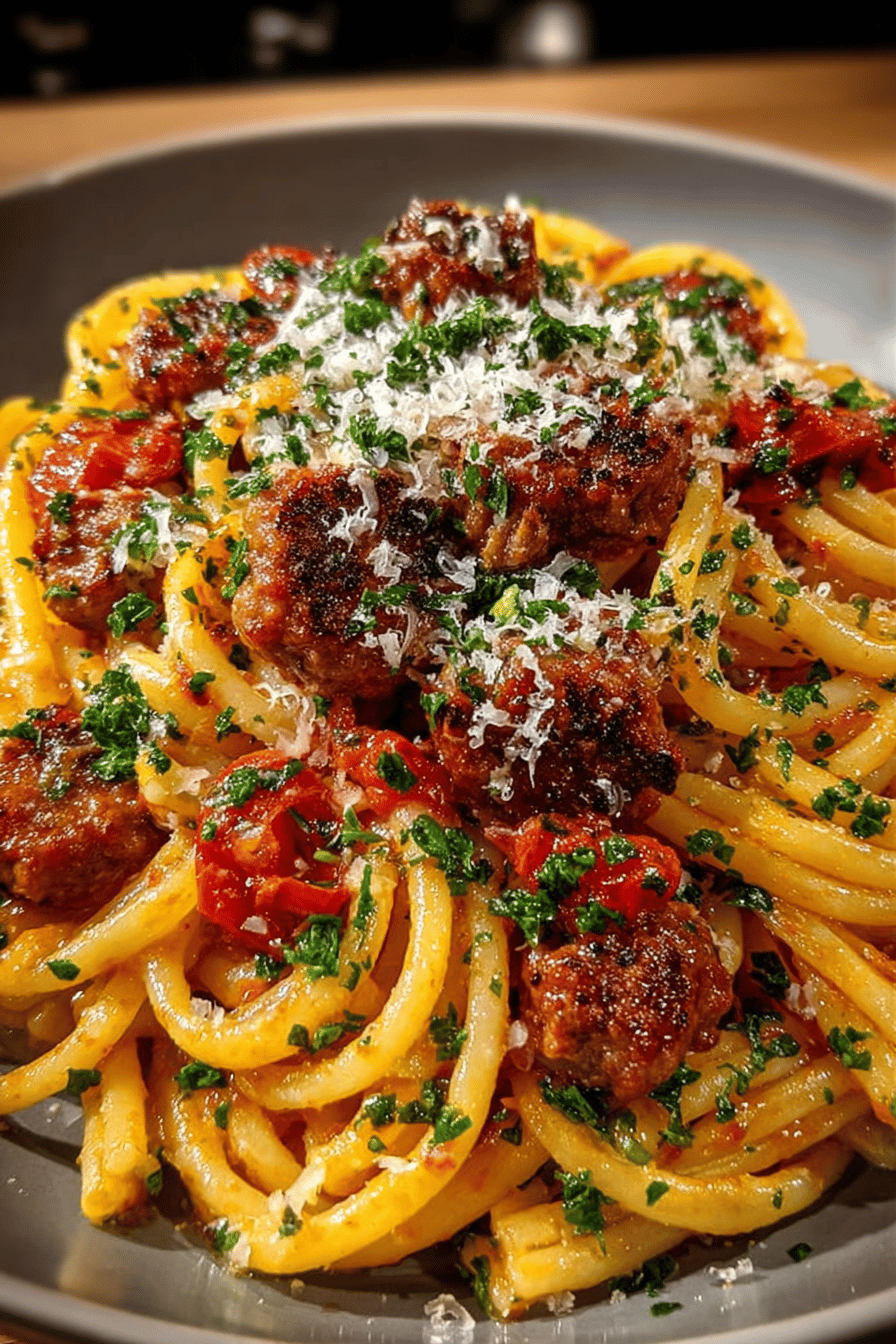 Spicy Sausage Pasta Delights