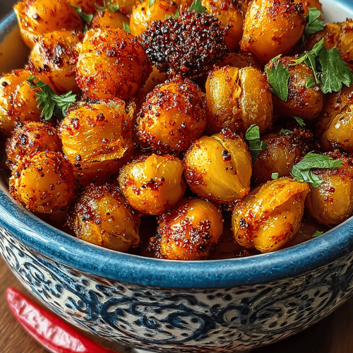 Spicy Smoky Roasted Chickpeas Delight