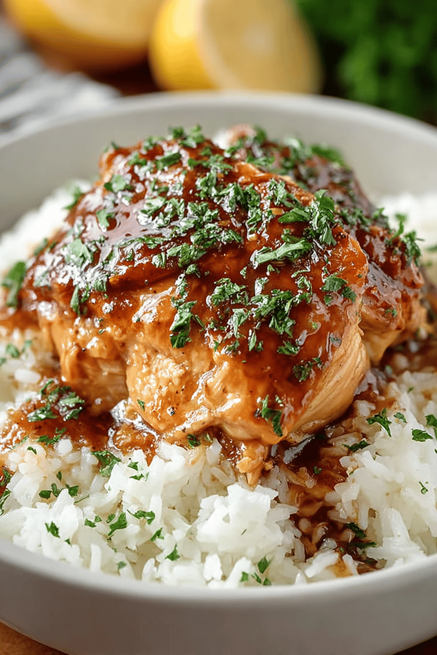 Sweet & Tangy Slow Cooker Chicken