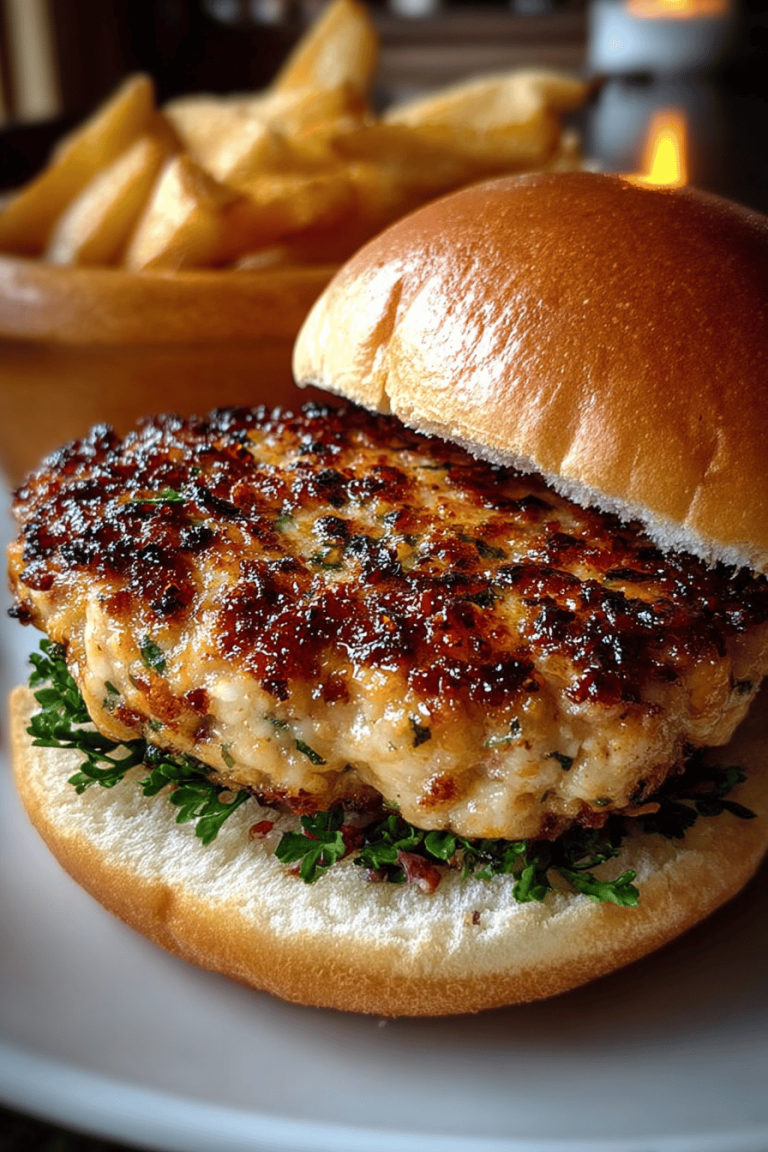 Tasty Apple Chicken Burgers