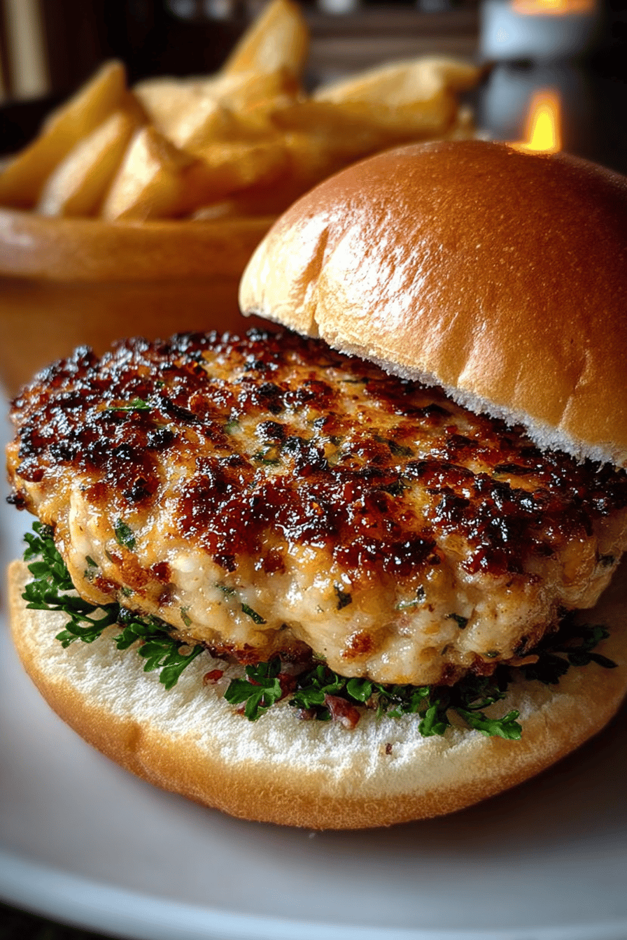 Tasty Apple Chicken Burgers