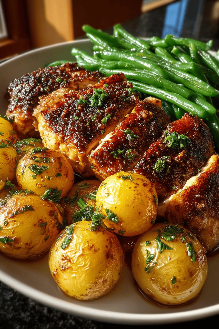 Tasty Chicken Potatoes & Green Beans Recipes