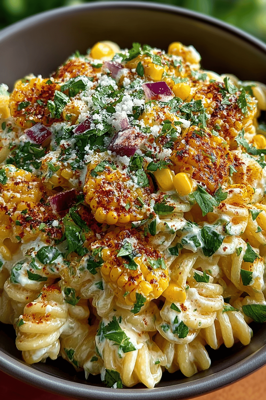 Tasty Elote Pasta Salads