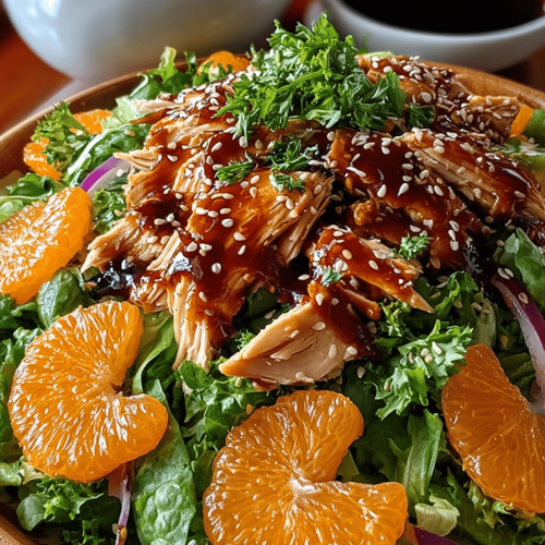 Tasty Mandarin Orange Chicken Salad