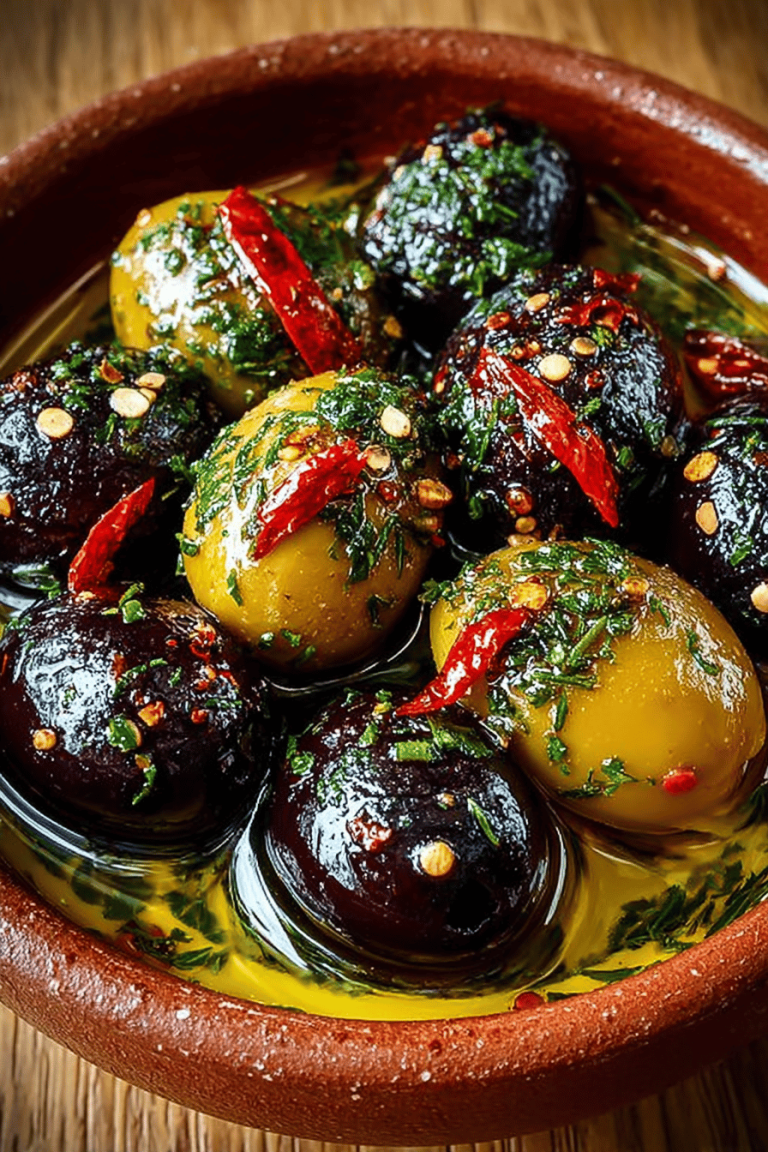 Tasty Marinated Olive Dishes