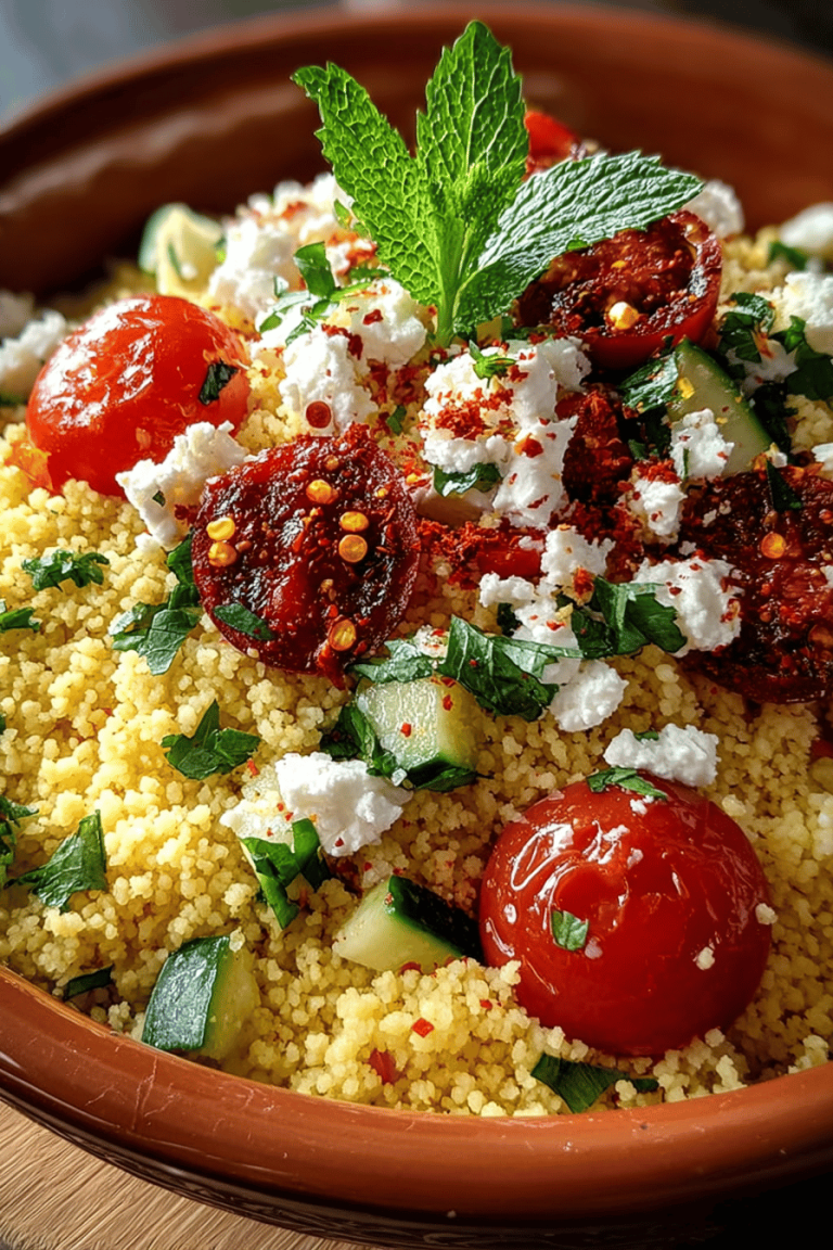 Tasty Mediterranean Couscous Salad