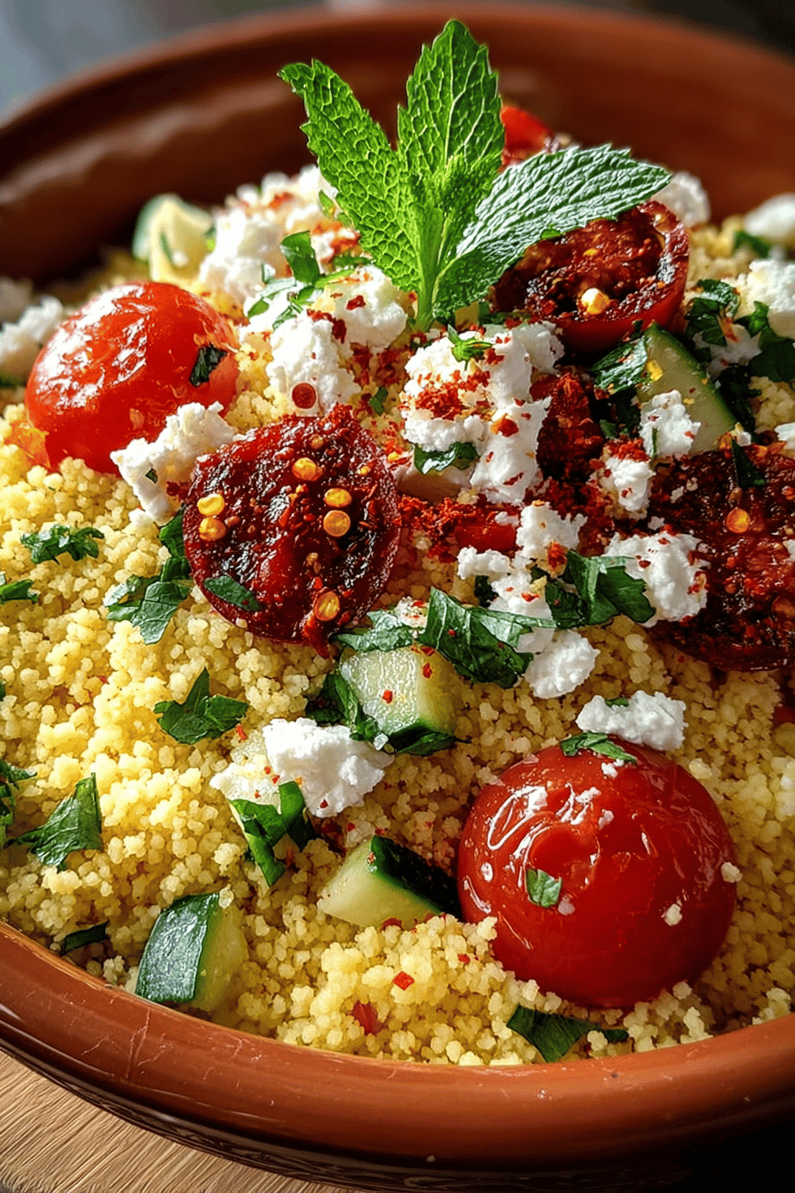 Tasty Mediterranean Couscous Salad