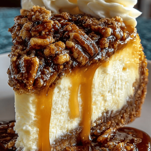 Tasty Pecan Pie Cheesecake Delights