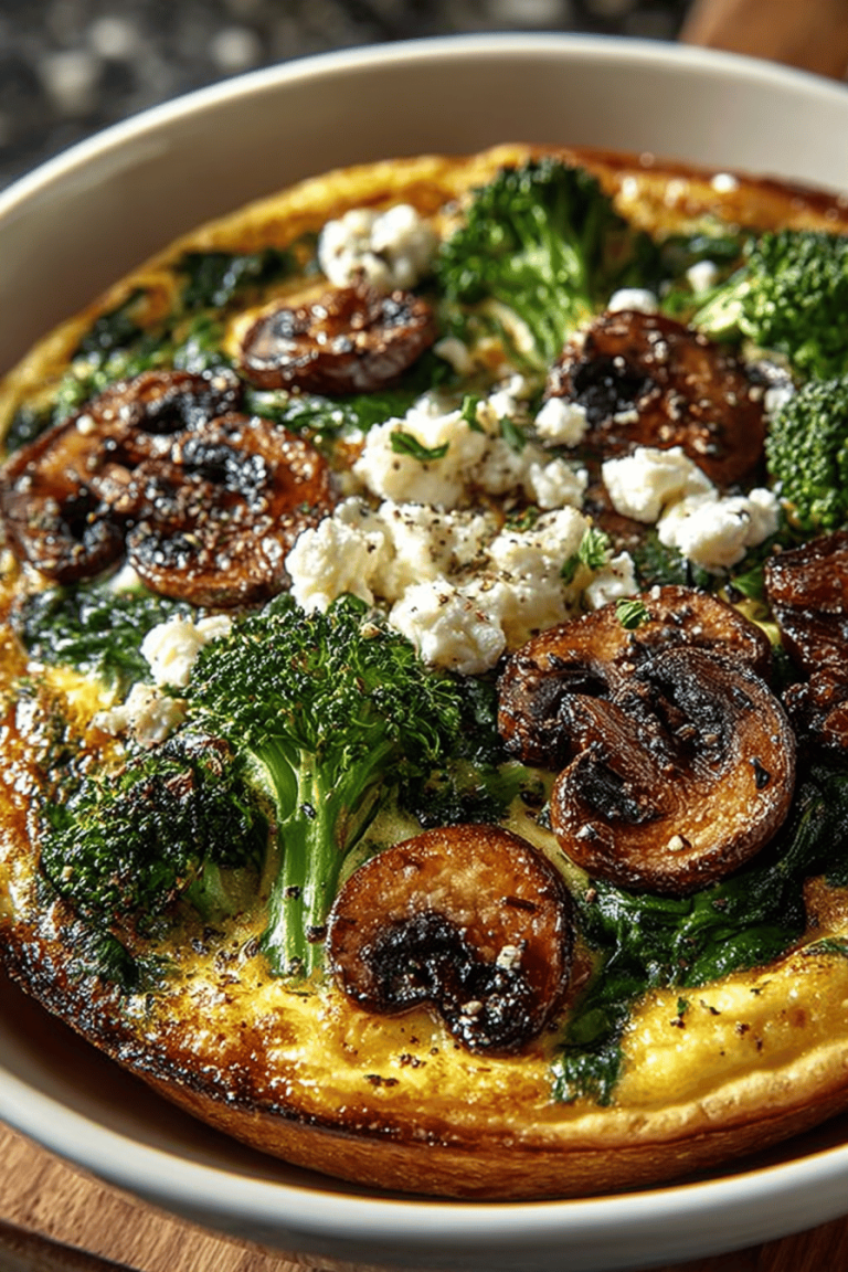 Tasty Spinach Broccoli Mushroom Quiche Recipes