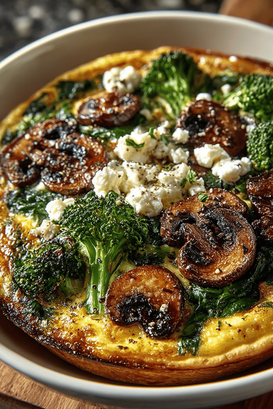 Tasty Spinach Broccoli Mushroom Quiche Recipes
