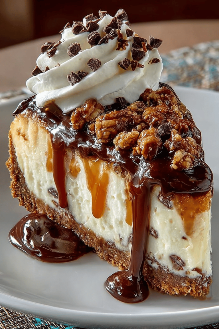 Tasty Turtle Cheesecake Delight