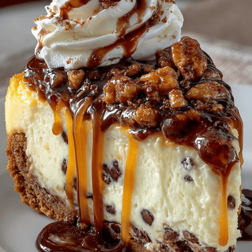 Tasty Turtle Cheesecake Delight