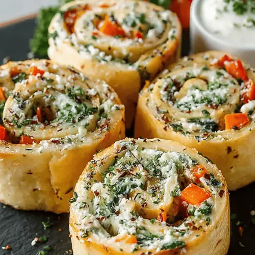Veggie Cream Cheese Rolls