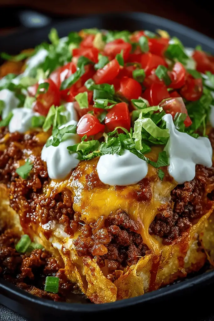 Walking Taco Casserole