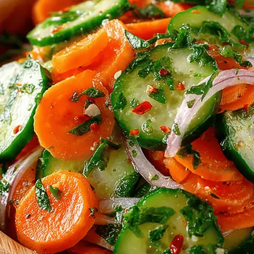 Zesty Cucumber Carrot Salad