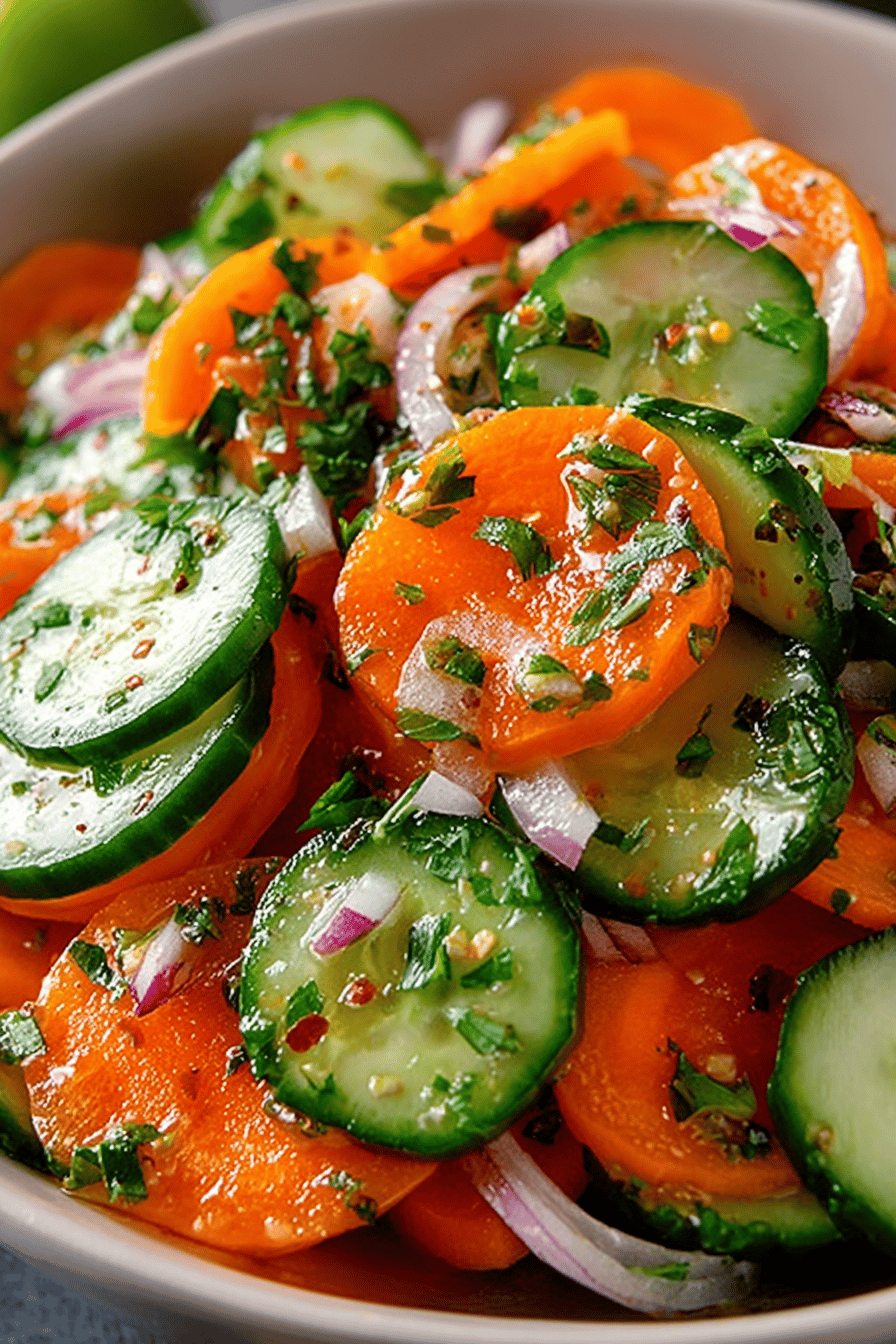 Zesty Cucumber Carrot Salad