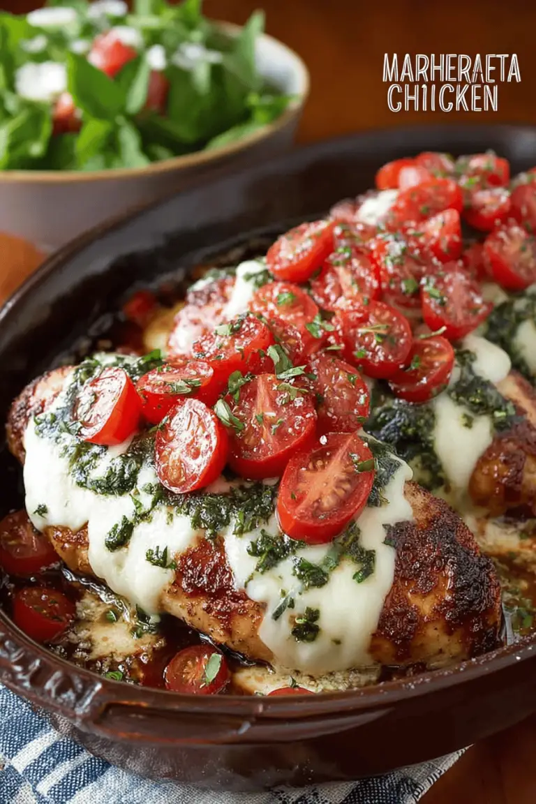Baked Margherita Chicken