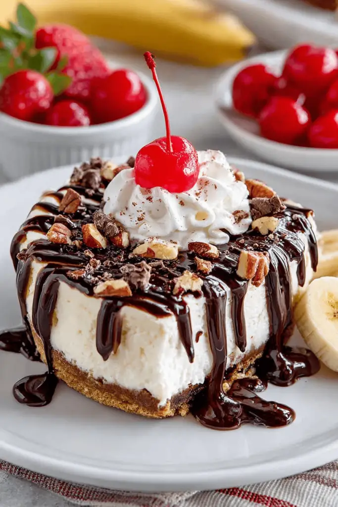 Banana Split Cheesecake