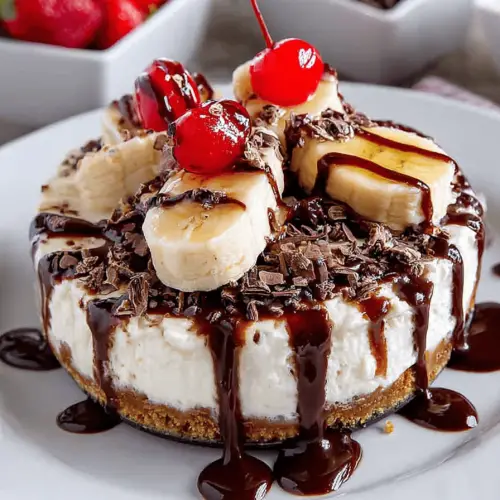 Banana Split Cheesecake