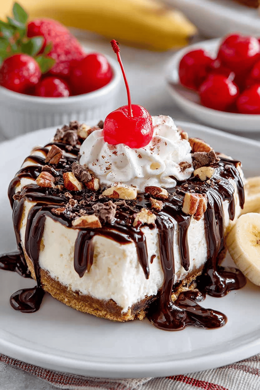 Banana Split Cheesecake