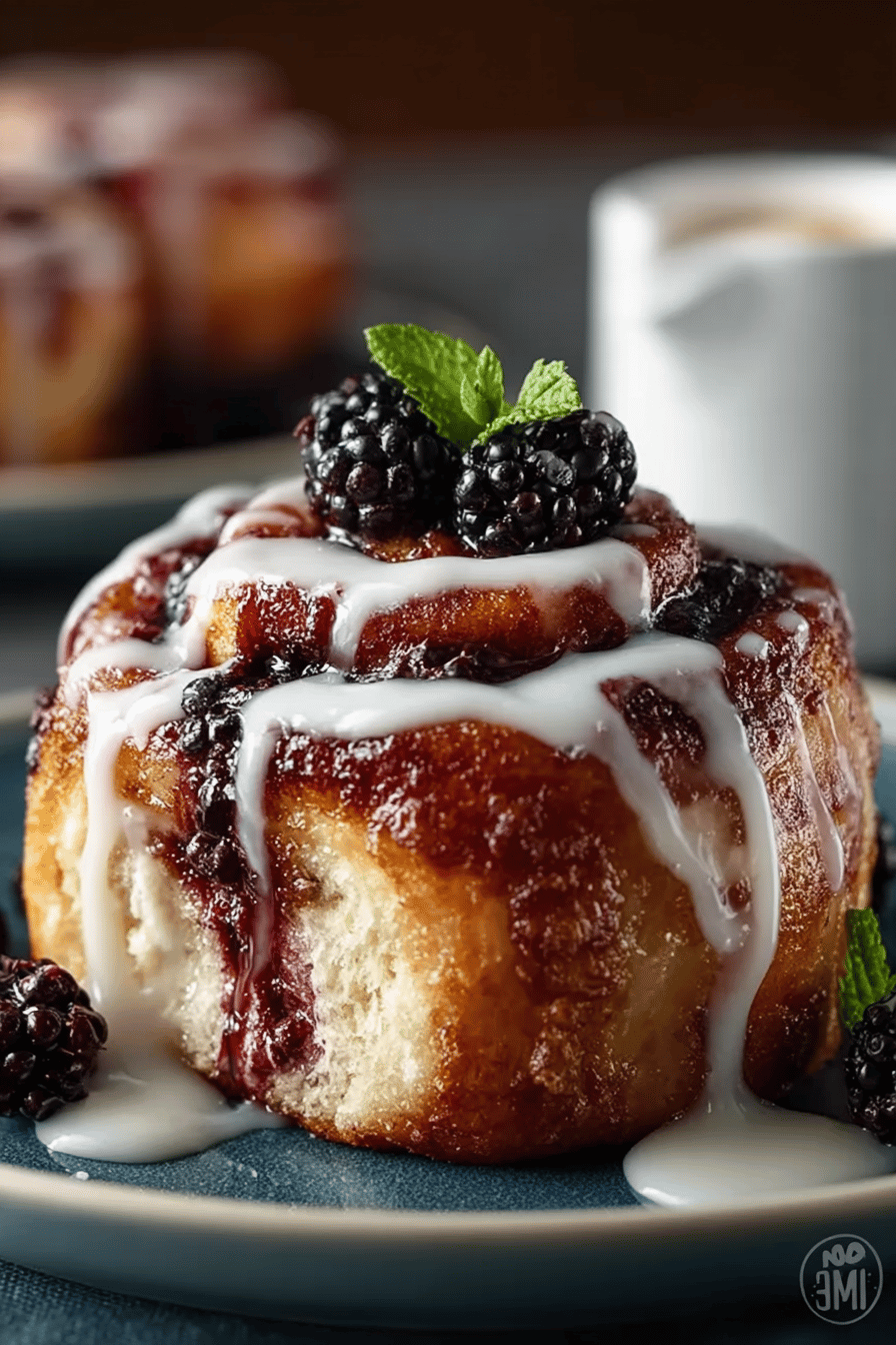 Blackberry Cinnamon Roll Delights
