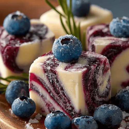 Blueberry Swirl Yogurt Bites Recipe
