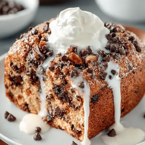 Brownie-licious Chip Cake